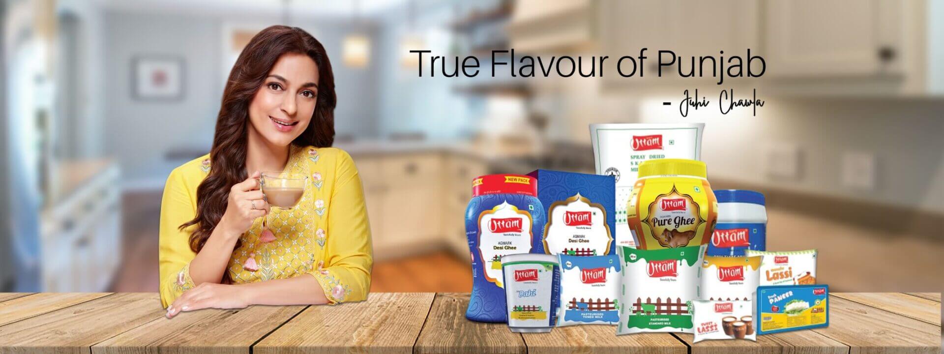 Uttam - True Flavour Of Punjab - Juhi Chawla - Banner